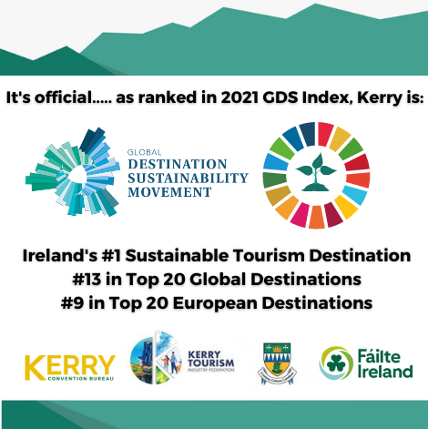 Ireland's Number 1 Sustainable Tourism destination graphic