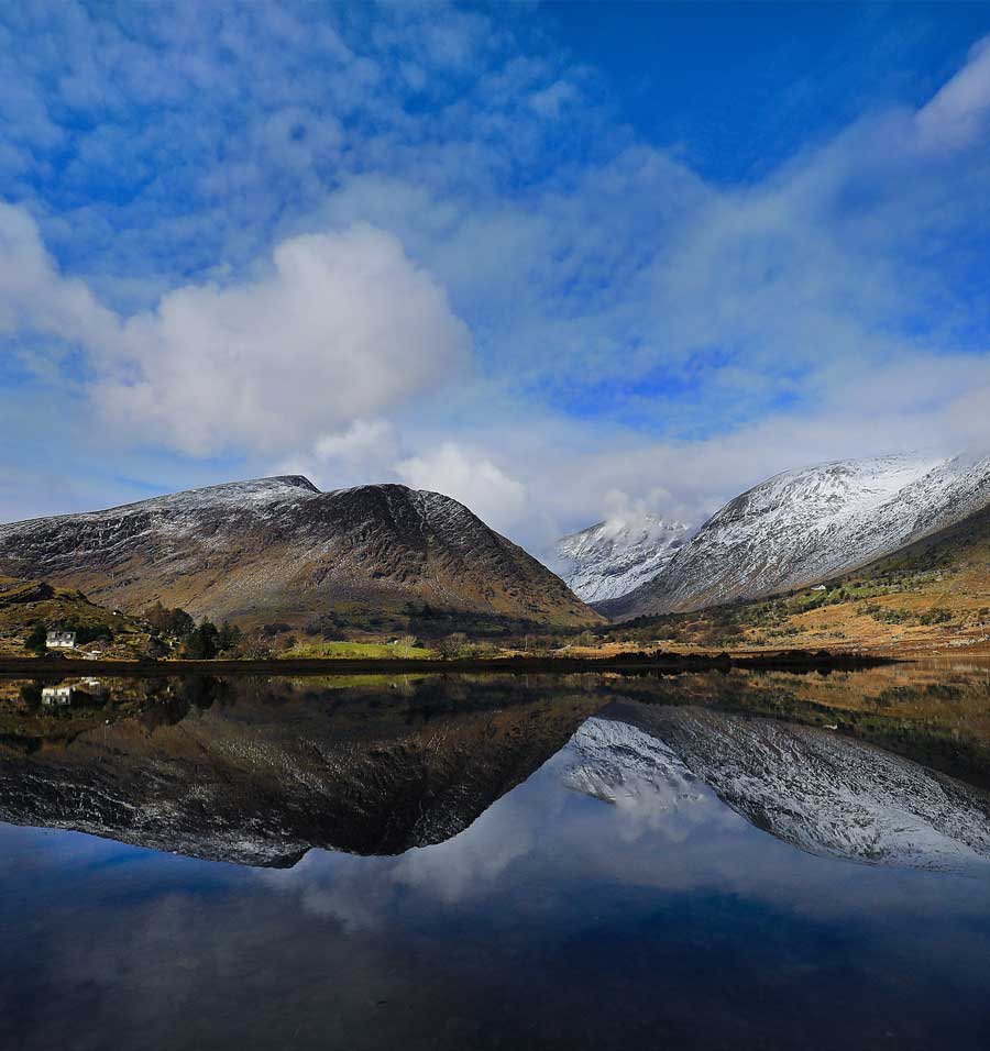 Mountains with Snow on them - Photo Credit Killarney Attractions Hub