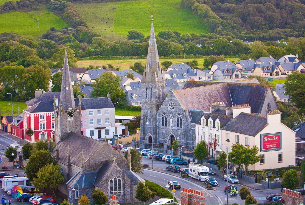 Listowel Town from the air